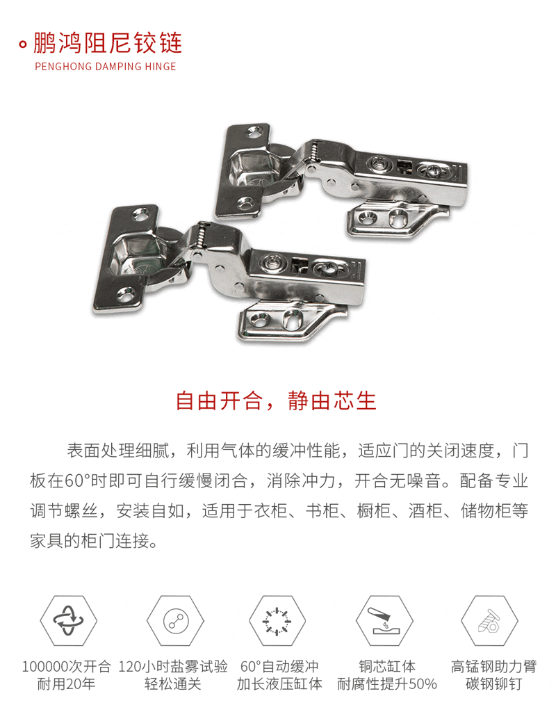 鸿运国际阻尼铰链