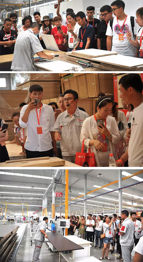 鸿运国际销售训练营参观工厂