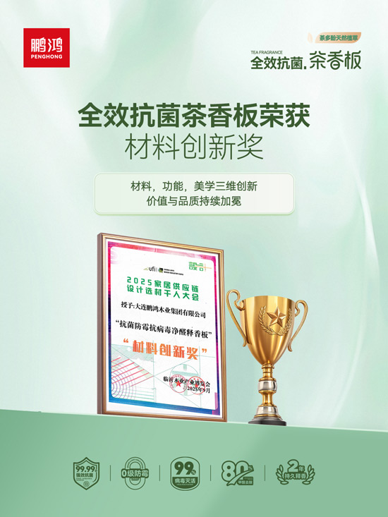 鸿运国际板材资料创新奖